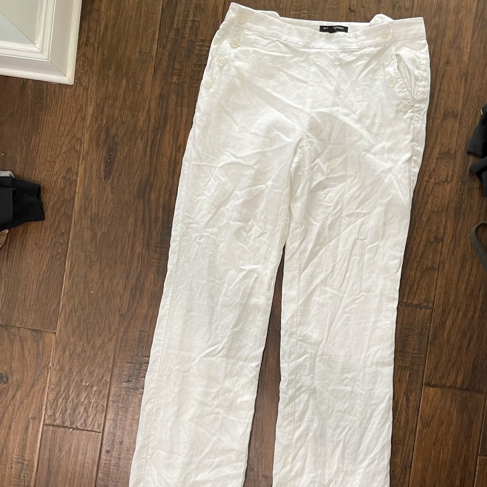 Banana Republic linen nautical